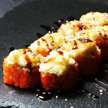 Запеченный ролл Краб-Чеддер